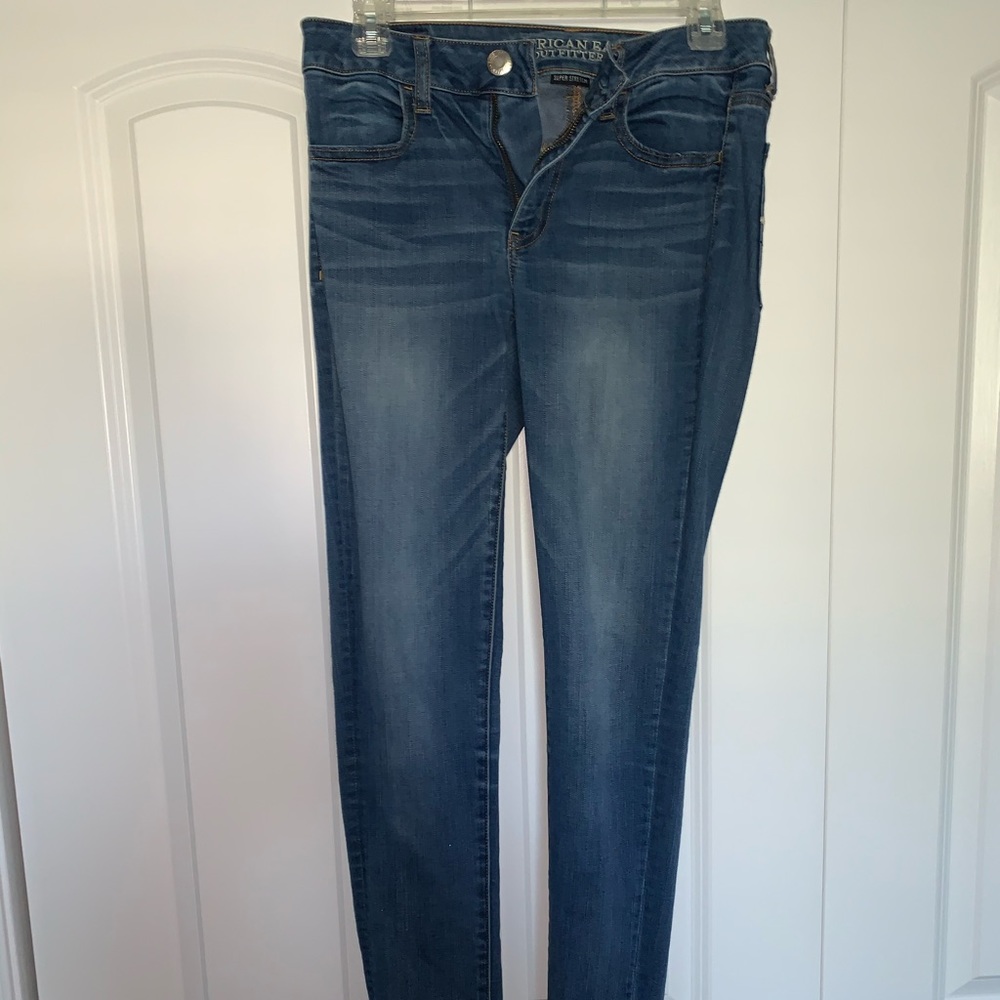 American Eagle Blue Jeggings